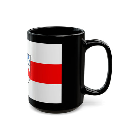 Flag of Dachau Germany - Black Coffee Mug-The Sticker Space