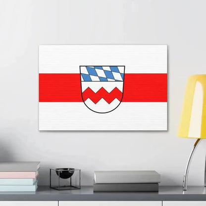Flag of Dachau Germany - Canvas Wall Art - The Sticker Space