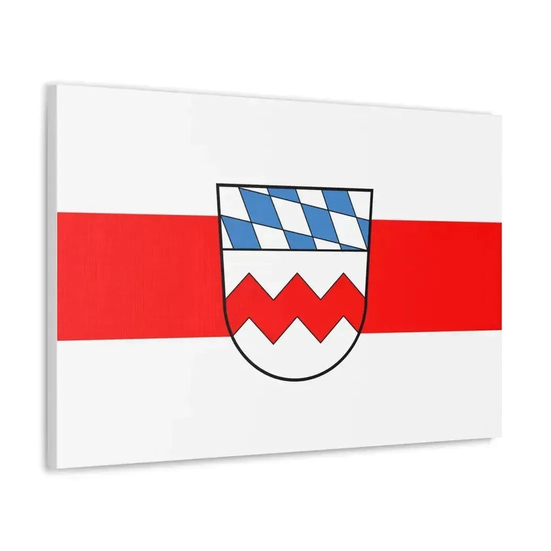 Flag of Dachau Germany - Canvas Wall Art - The Sticker Space