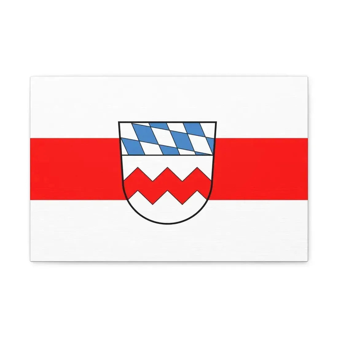 Flag of Dachau Germany - Canvas Wall Art - The Sticker Space