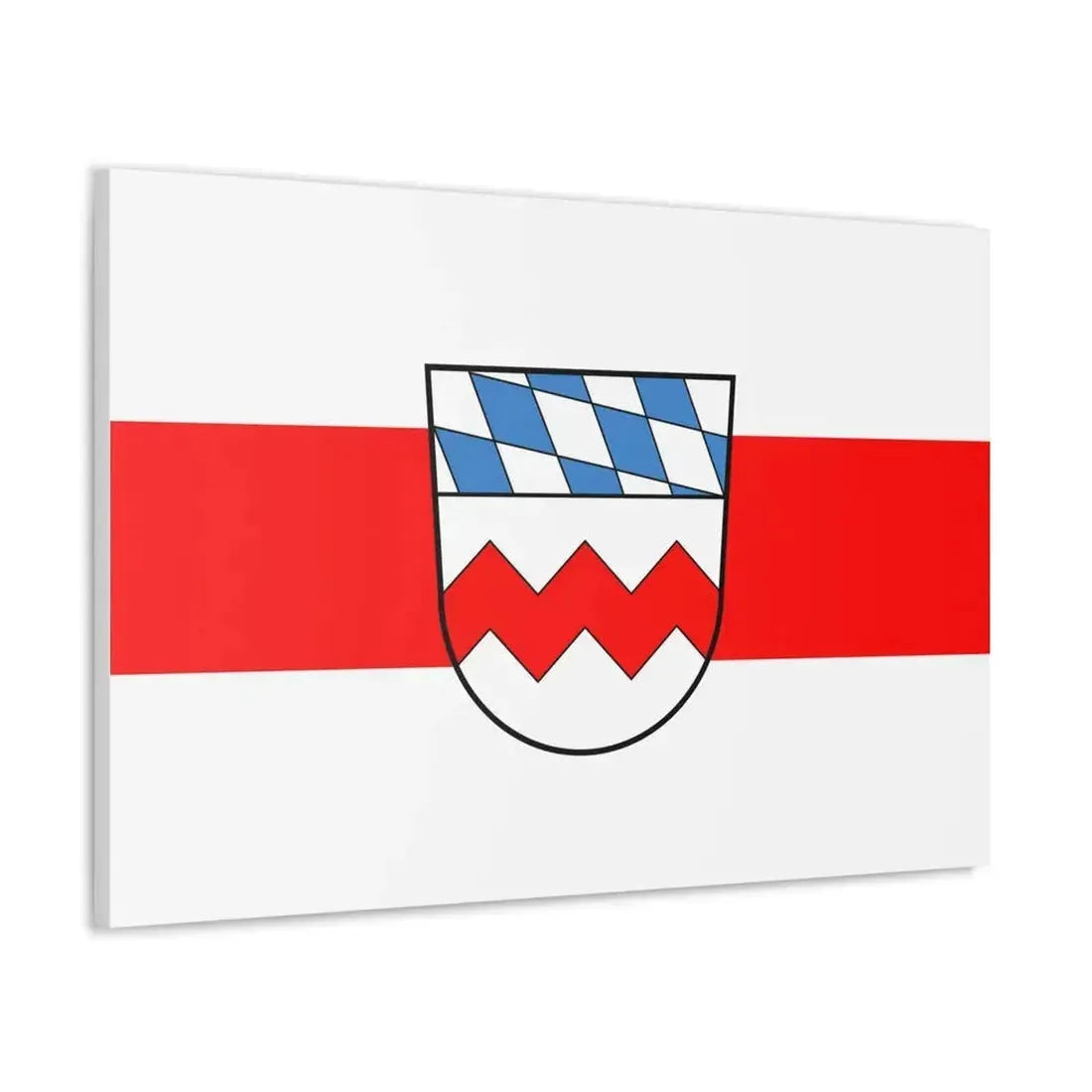 Flag of Dachau Germany - Canvas Wall Art - The Sticker Space