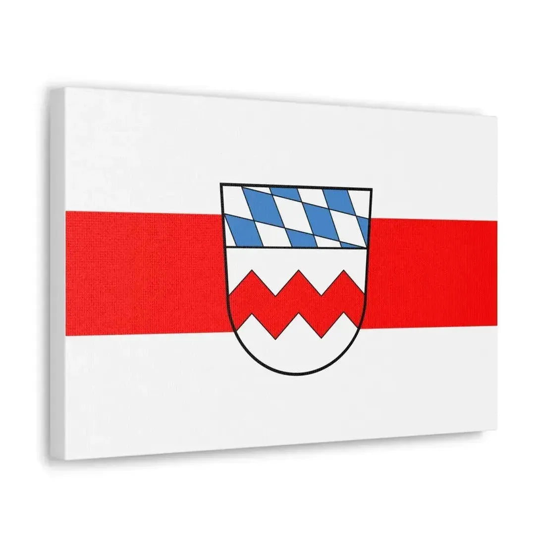 Flag of Dachau Germany - Canvas Wall Art - The Sticker Space