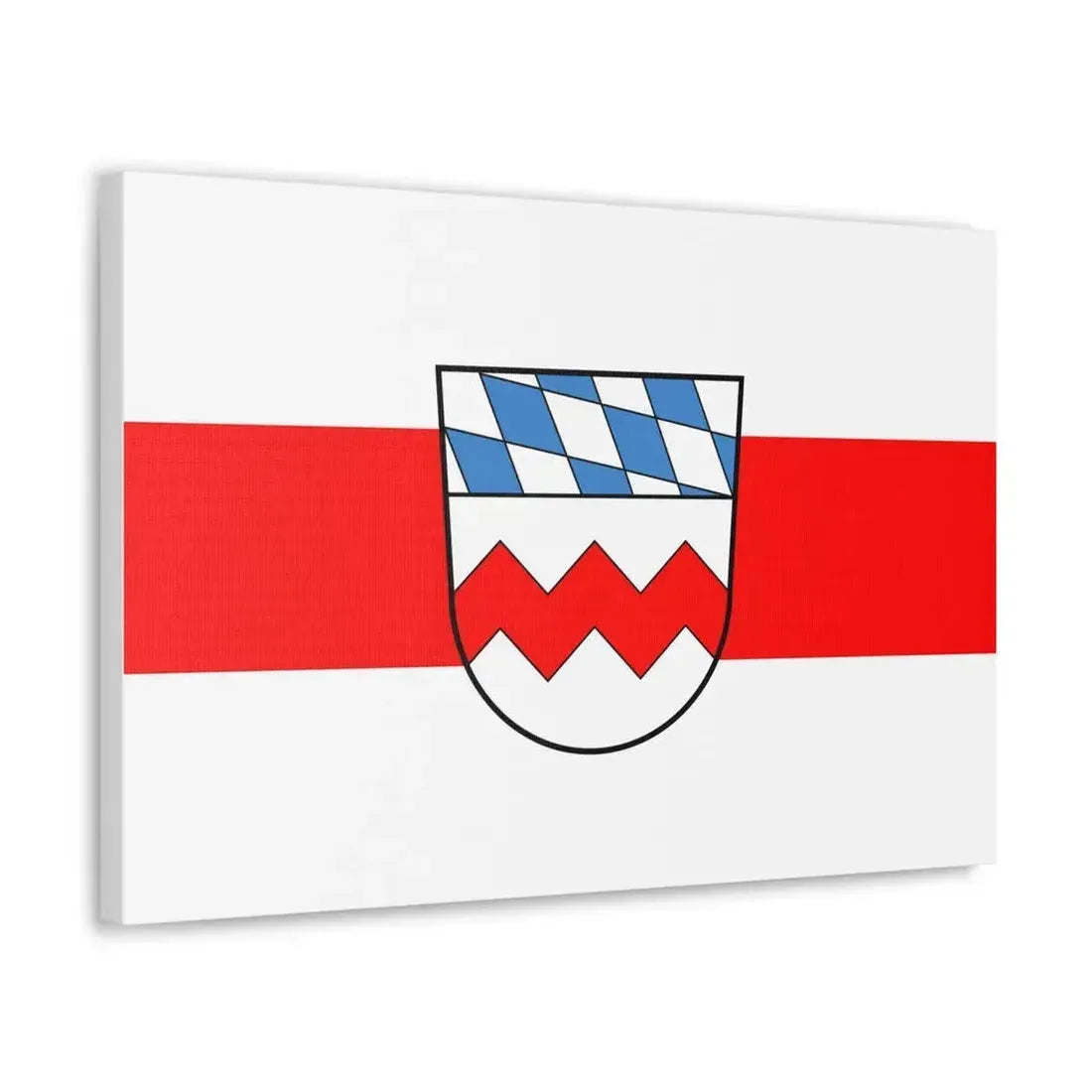 Flag of Dachau Germany - Canvas Wall Art - The Sticker Space