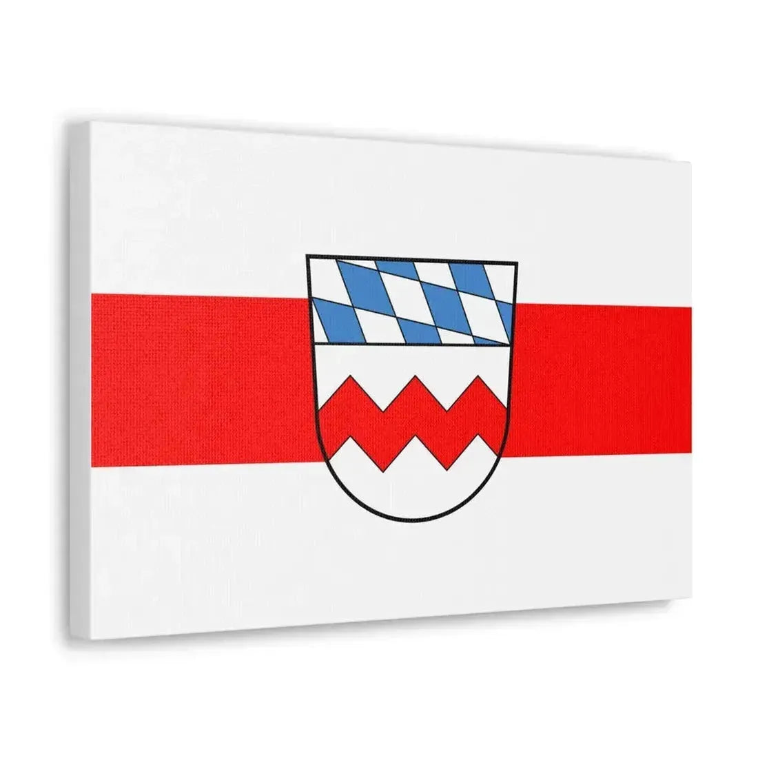 Flag of Dachau Germany - Canvas Wall Art - The Sticker Space