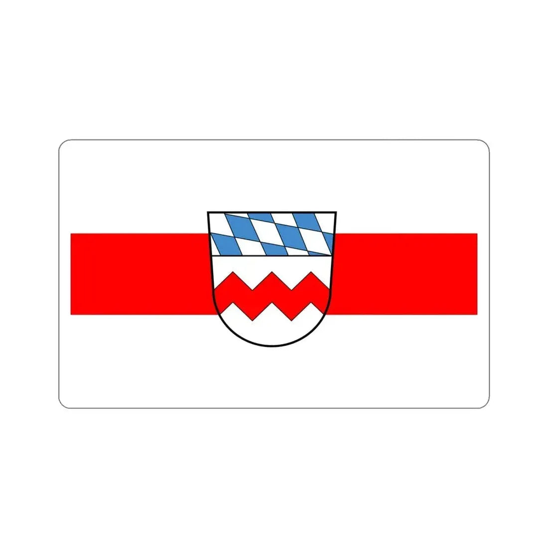 Flag of Dachau Germany STICKER Vinyl Die-Cut Decal - The Sticker Space