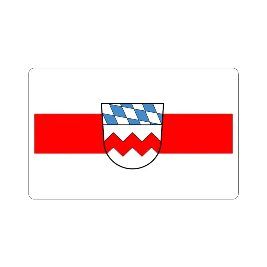 Flag of Dachau Germany STICKER Vinyl Die-Cut Decal - The Sticker Space