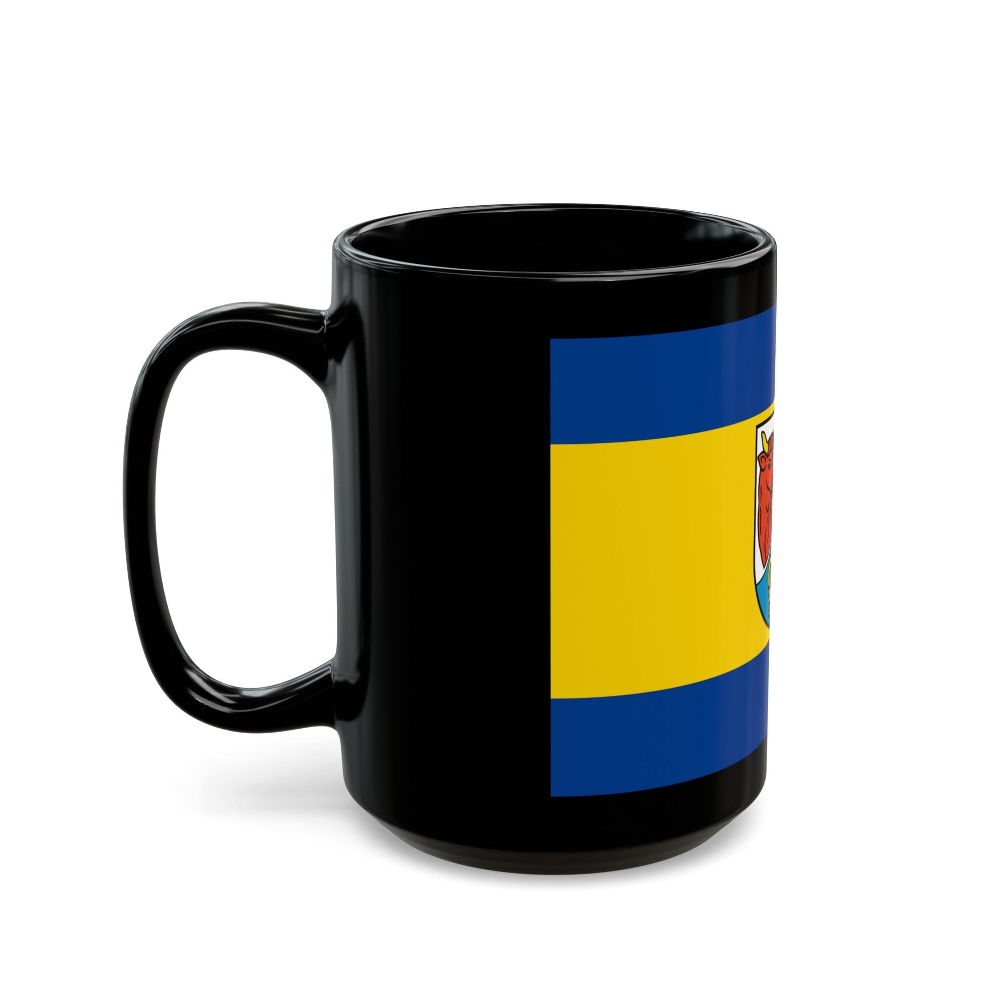 Flag of Dahme Spreewald Germany - Black Coffee Mug-The Sticker Space