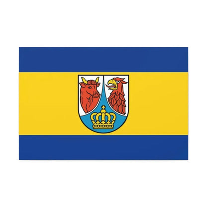 Flag of Dahme Spreewald Germany - Canvas Wall Art 36" x 24" 1.25" - The Sticker Space