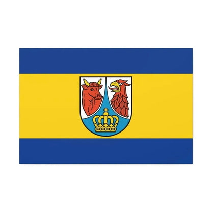 Flag of Dahme Spreewald Germany - Canvas Wall Art - The Sticker Space