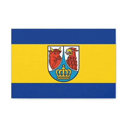 Flag of Dahme Spreewald Germany - Canvas Wall Art - The Sticker Space