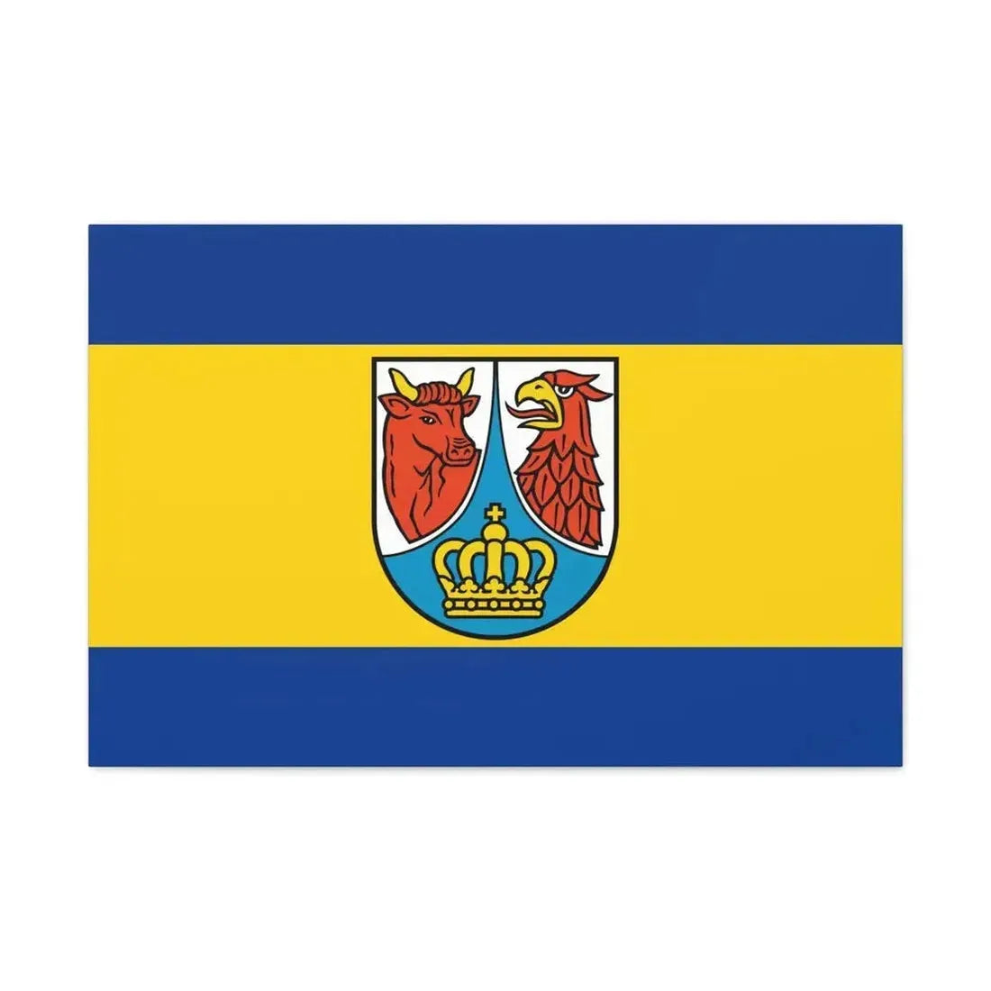 Flag of Dahme Spreewald Germany - Canvas Wall Art - The Sticker Space