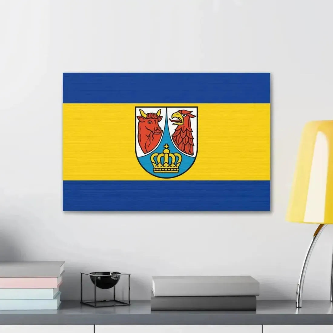 Flag of Dahme Spreewald Germany - Canvas Wall Art - The Sticker Space
