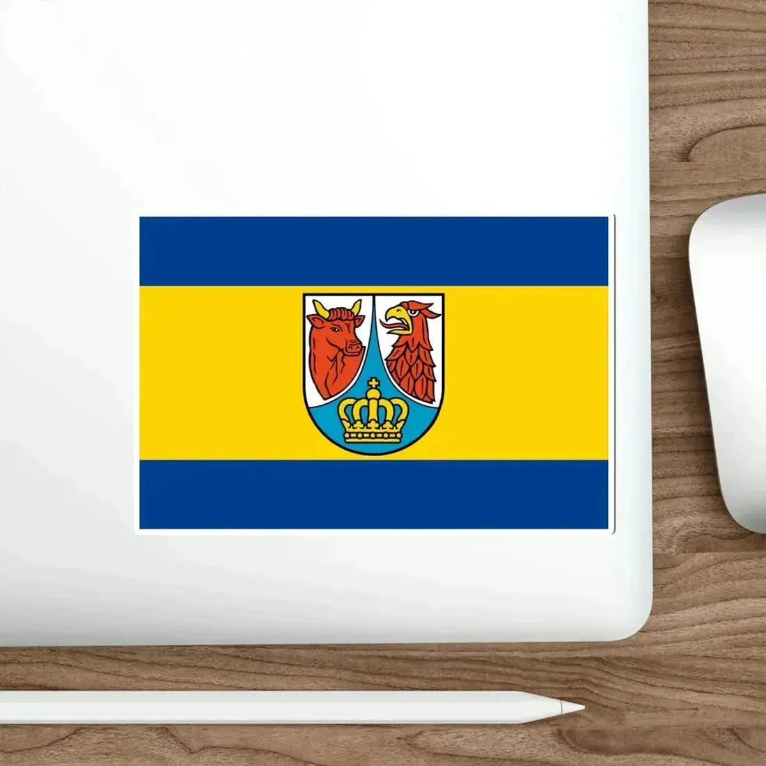 Flag of Dahme Spreewald Germany STICKER Vinyl Die-Cut Decal - The Sticker Space