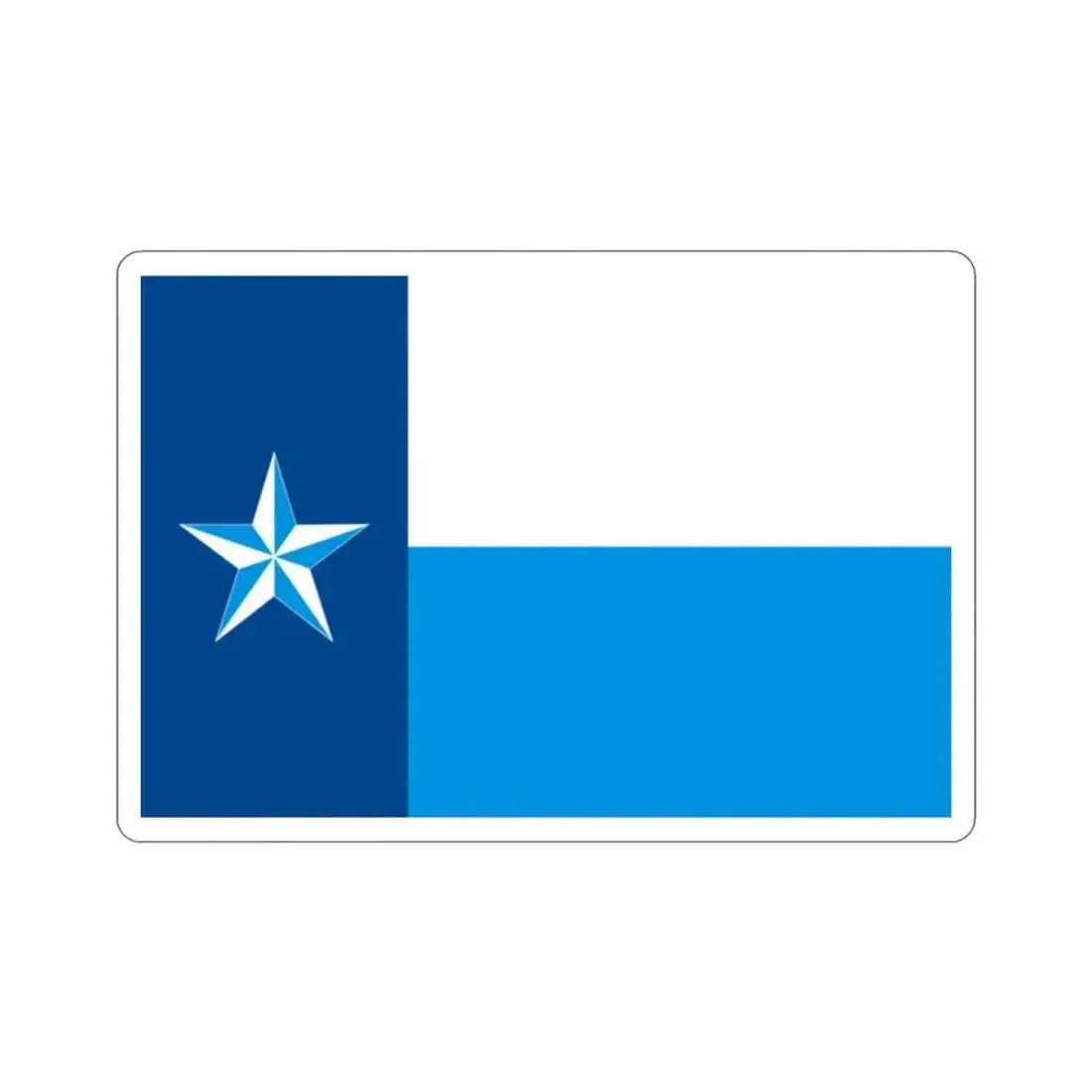 Flag of Dallas County Texas STICKER Vinyl Die-Cut Decal 2 Inch - The Sticker Space