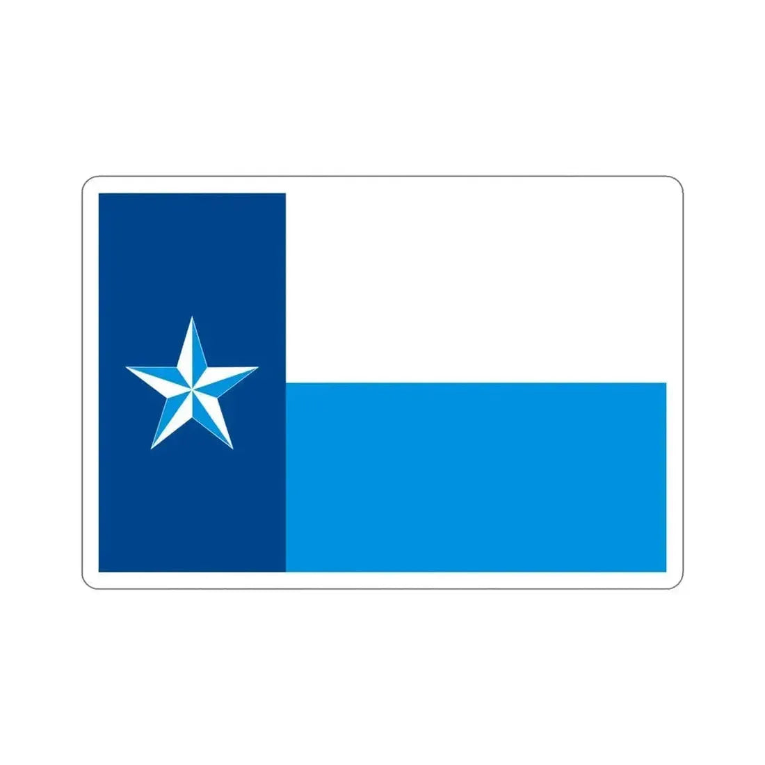 Flag of Dallas County Texas STICKER Vinyl Die-Cut Decal 5 Inch - The Sticker Space