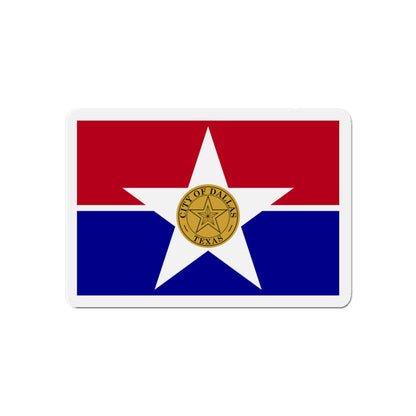 Flag of Dallas Texas - Die-Cut Magnet-6 × 6"-The Sticker Space