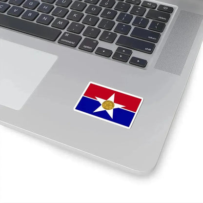 Flag of Dallas (United States) STICKER Vinyl Kiss-Cut Decal - The Sticker Space
