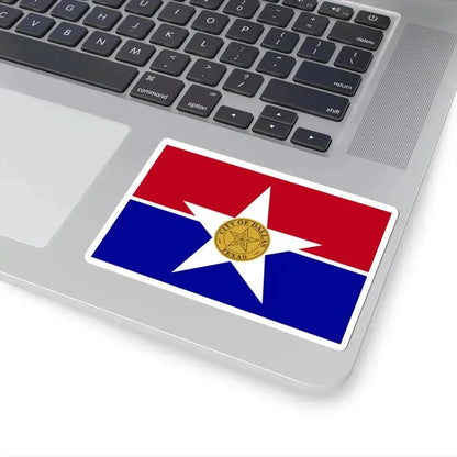 Flag of Dallas (United States) STICKER Vinyl Kiss-Cut Decal - The Sticker Space