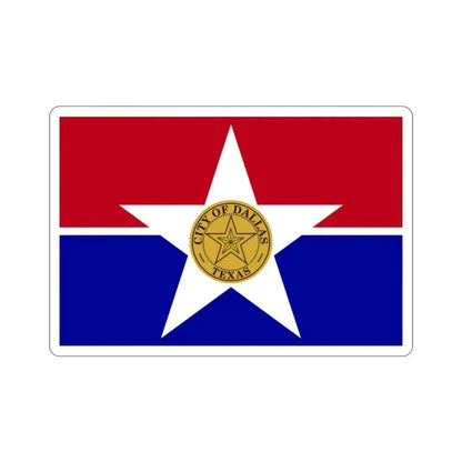 Flag of Dallas USA STICKER Vinyl Die-Cut Decal 2 Inch - The Sticker Space