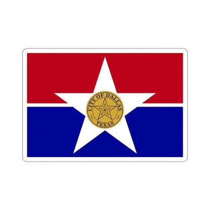 Flag of Dallas USA STICKER Vinyl Die-Cut Decal 5 Inch - The Sticker Space