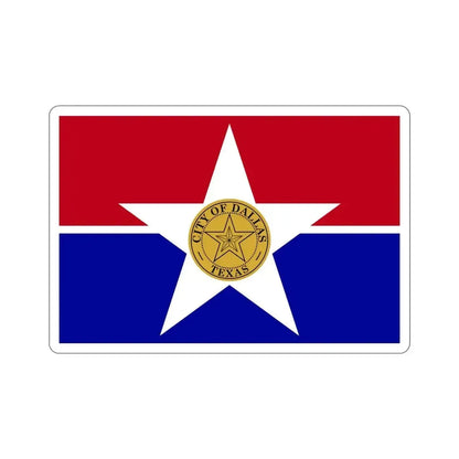Flag of Dallas USA STICKER Vinyl Die-Cut Decal - The Sticker Space