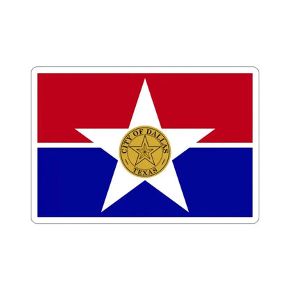 Flag of Dallas USA STICKER Vinyl Die-Cut Decal - The Sticker Space