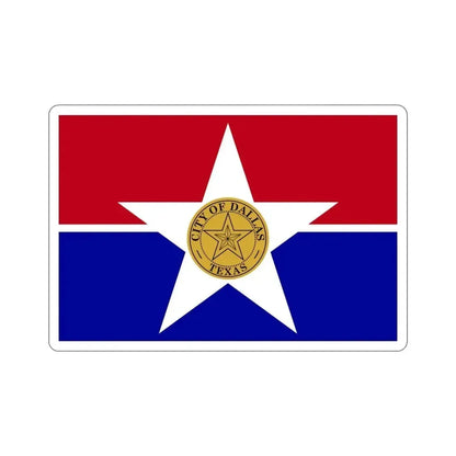 Flag of Dallas USA STICKER Vinyl Die-Cut Decal - The Sticker Space