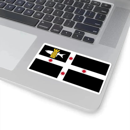 Flag of Dangar Island (Australia) STICKER Vinyl Kiss-Cut Decal - The Sticker Space