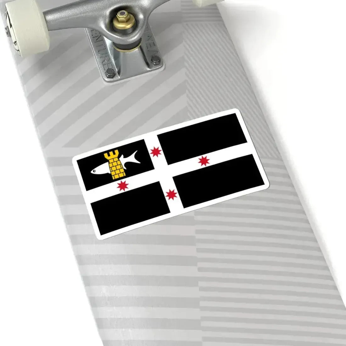 Flag of Dangar Island (Australia) STICKER Vinyl Kiss-Cut Decal - The Sticker Space