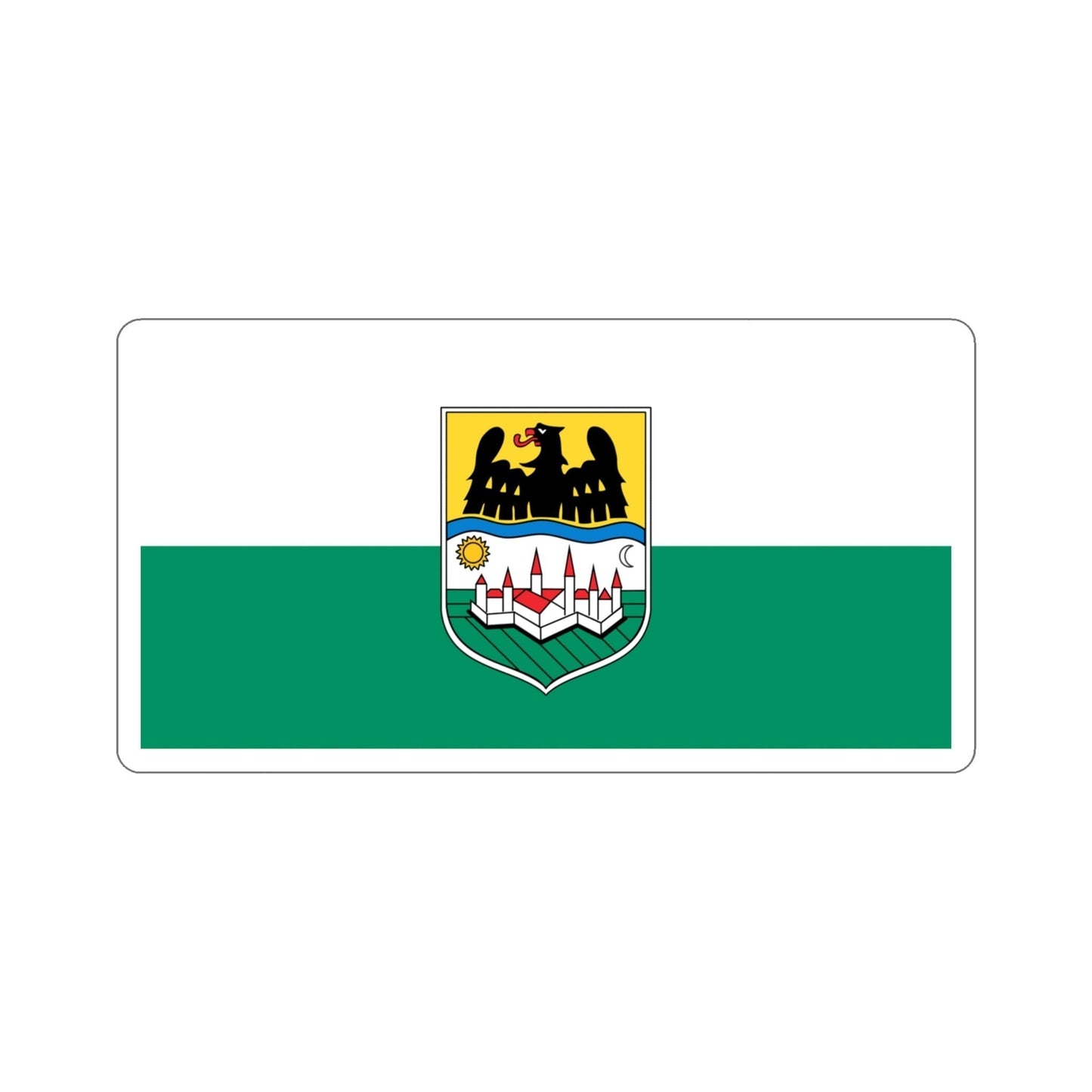 Flag of Danube Swabians STICKER Vinyl Die-Cut Decal-4 Inch-The Sticker Space