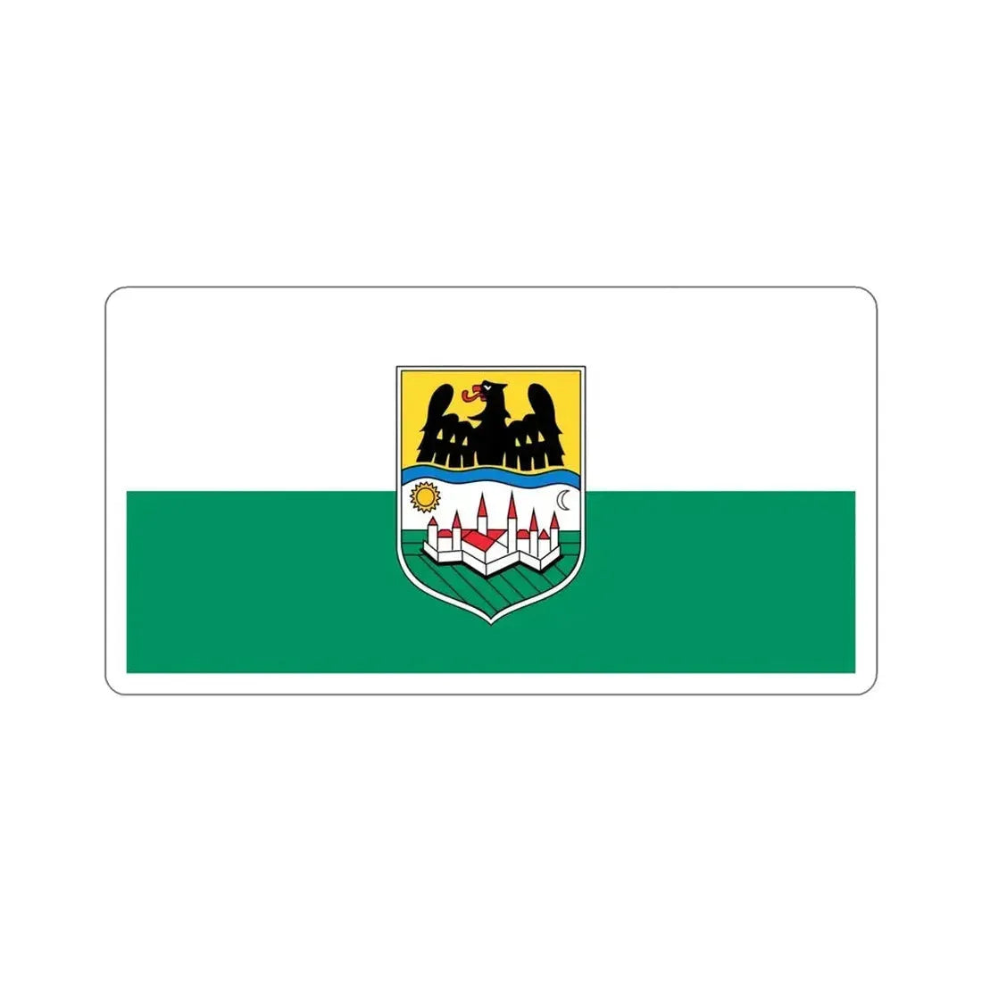 Flag of Danube Swabians STICKER Vinyl Die-Cut Decal - The Sticker Space