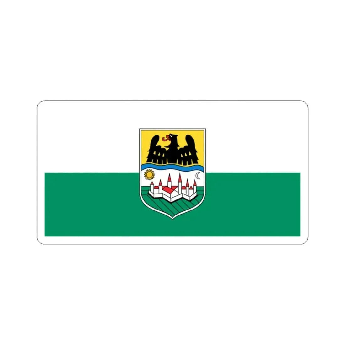 Flag of Danube Swabians STICKER Vinyl Die-Cut Decal - The Sticker Space
