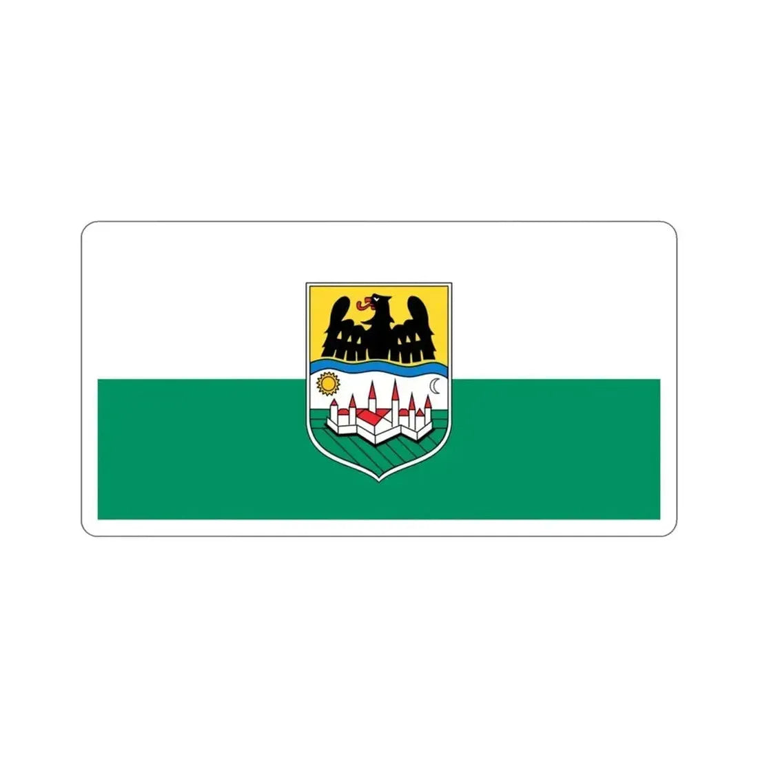 Flag of Danube Swabians STICKER Vinyl Die-Cut Decal - The Sticker Space