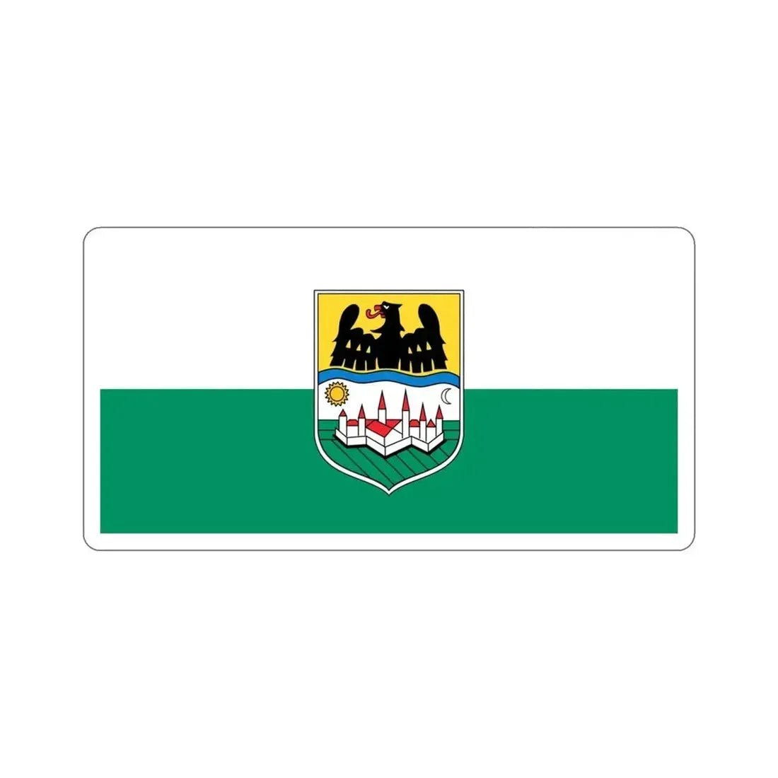Flag of Danube Swabians STICKER Vinyl Die-Cut Decal - The Sticker Space