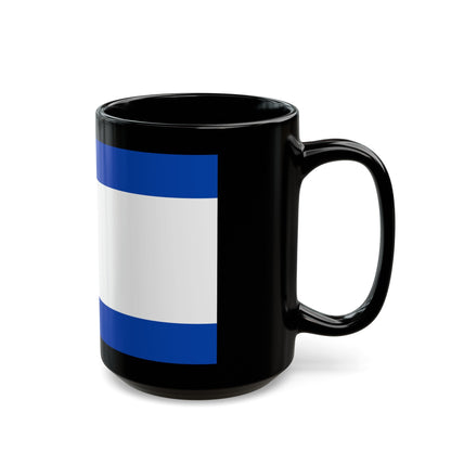 Flag of Darmstadt Dieburg Germany - Black Coffee Mug-The Sticker Space