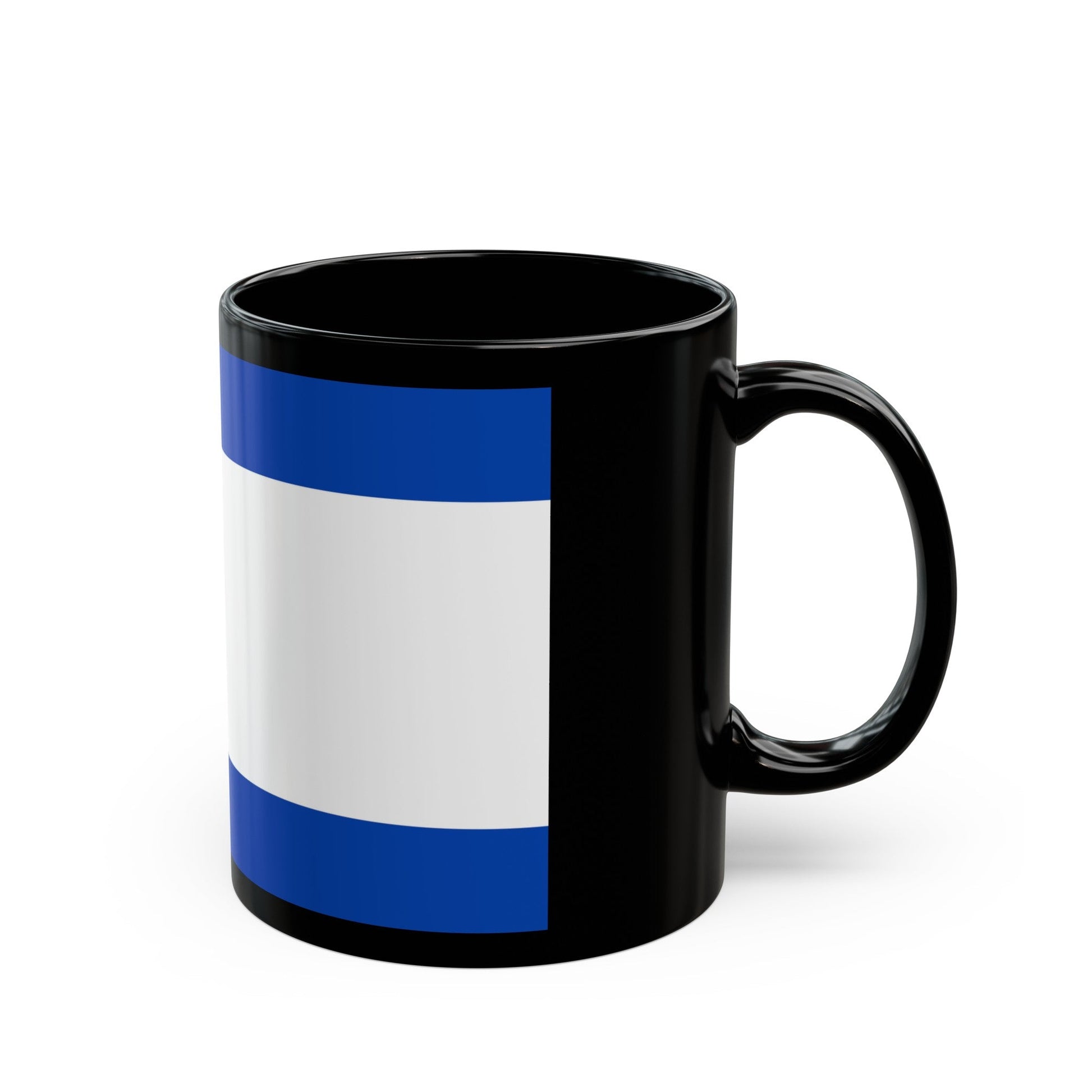 Flag of Darmstadt Dieburg Germany - Black Coffee Mug-The Sticker Space