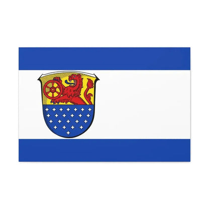 Flag of Darmstadt Dieburg Germany - Canvas Wall Art 30" x 20" 1.25" - The Sticker Space