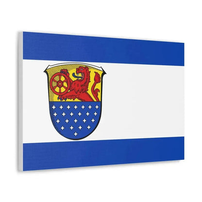 Flag of Darmstadt Dieburg Germany - Canvas Wall Art - The Sticker Space