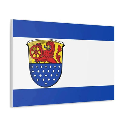 Flag of Darmstadt Dieburg Germany - Canvas Wall Art - The Sticker Space