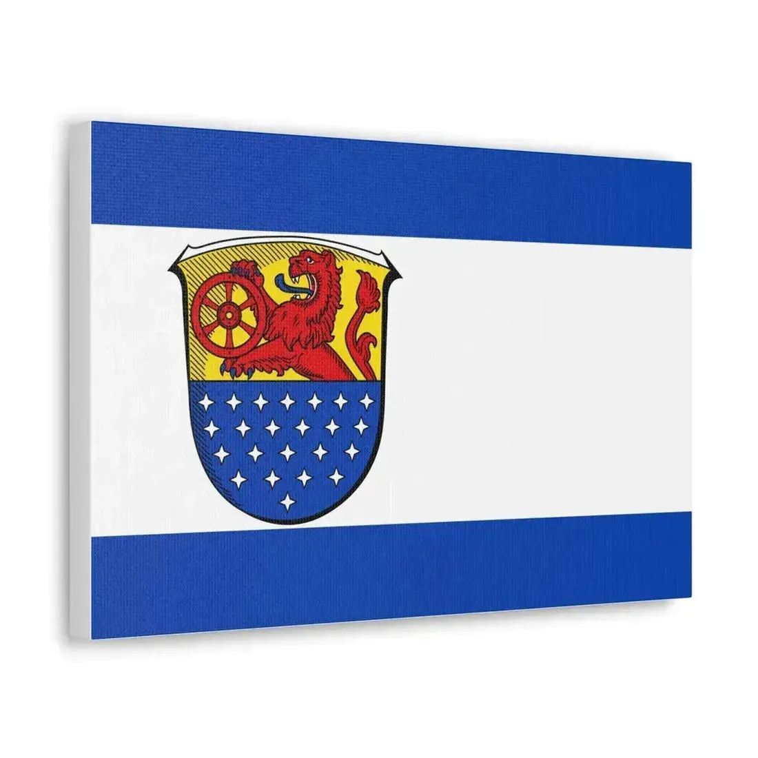 Flag of Darmstadt Dieburg Germany - Canvas Wall Art - The Sticker Space