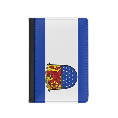 Flag of Darmstadt Dieburg Germany - Passport Holder-3.9" x 5.8"-The Sticker Space