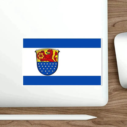 Flag of Darmstadt Dieburg Germany STICKER Vinyl Die-Cut Decal - The Sticker Space