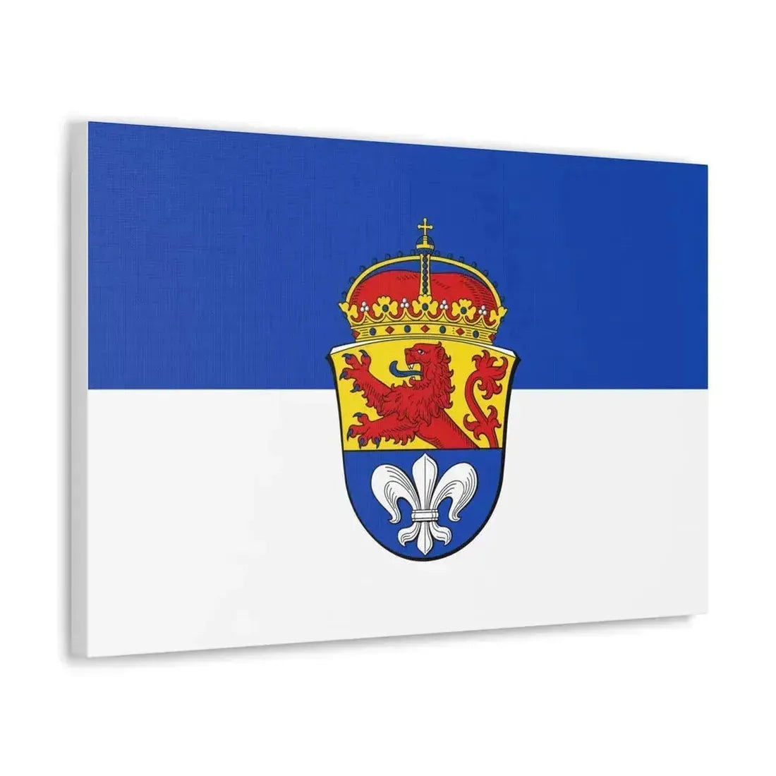 Flag of Darmstadt Germany - Canvas Wall Art - The Sticker Space