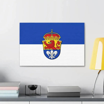 Flag of Darmstadt Germany - Canvas Wall Art - The Sticker Space