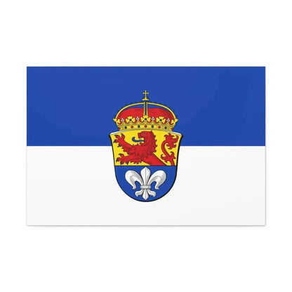 Flag of Darmstadt Germany - Canvas Wall Art - The Sticker Space