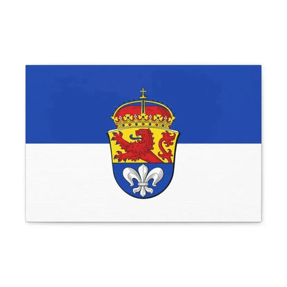 Flag of Darmstadt Germany - Canvas Wall Art - The Sticker Space