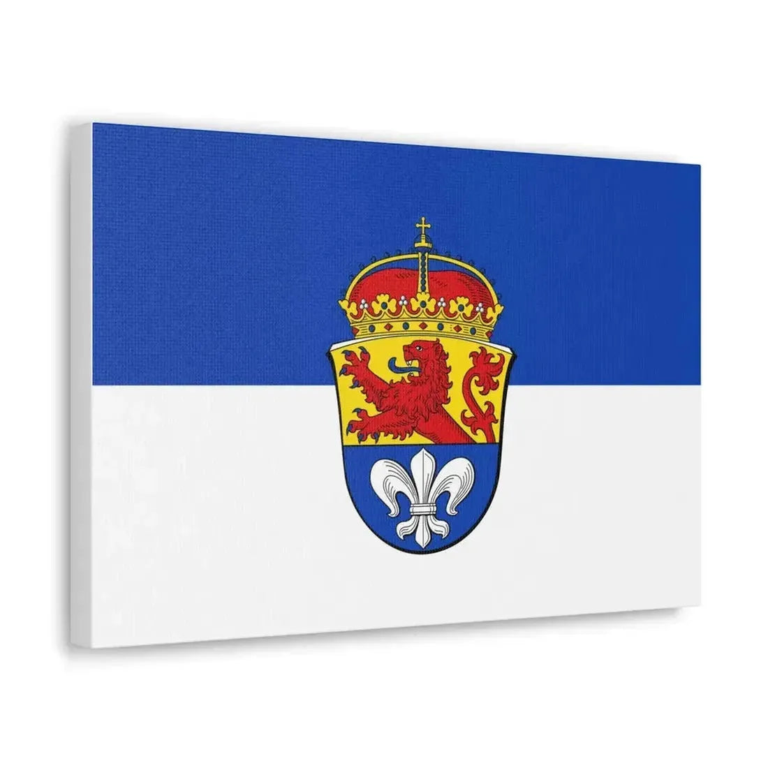 Flag of Darmstadt Germany - Canvas Wall Art - The Sticker Space