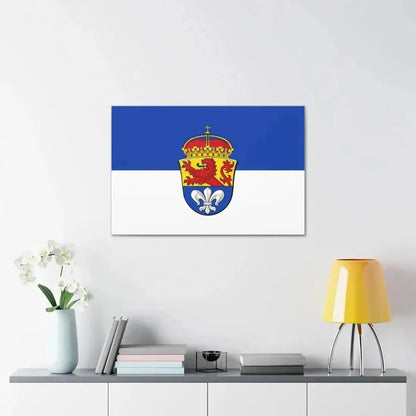 Flag of Darmstadt Germany - Canvas Wall Art - The Sticker Space