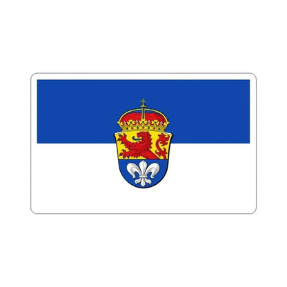 Flag of Darmstadt Germany STICKER Vinyl Die-Cut Decal 3 Inch - The Sticker Space