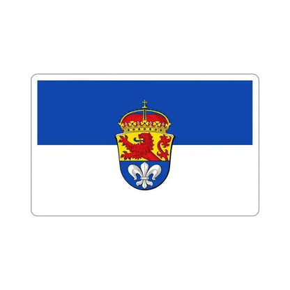 Flag of Darmstadt Germany STICKER Vinyl Die-Cut Decal 4 Inch - The Sticker Space